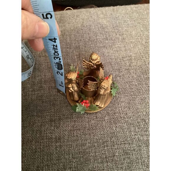 VTG Musical Angels Candleholders - Picture 5 of 9